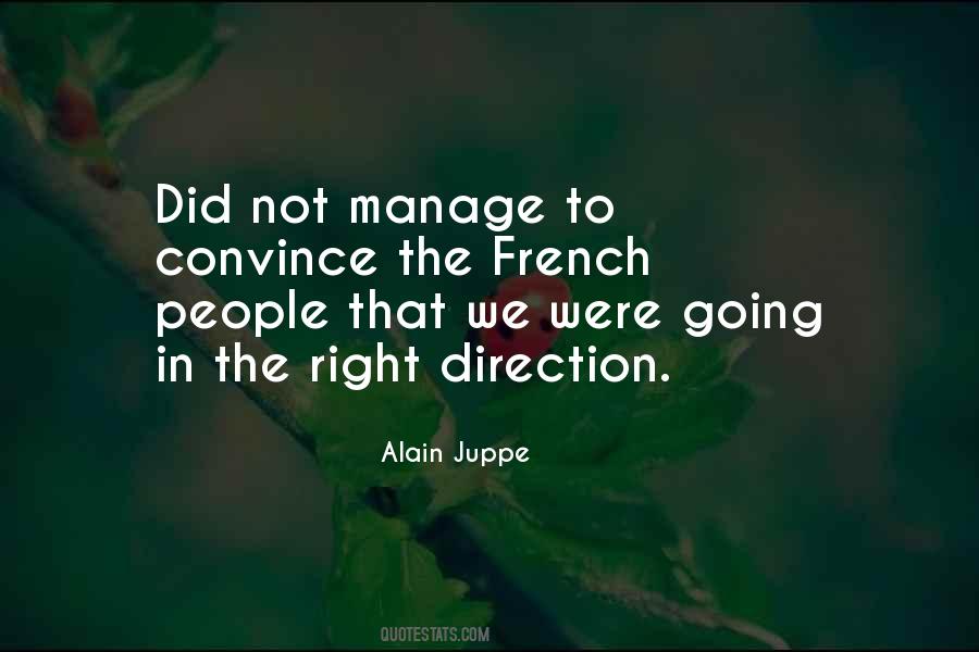 Going The Right Direction Quotes #128387