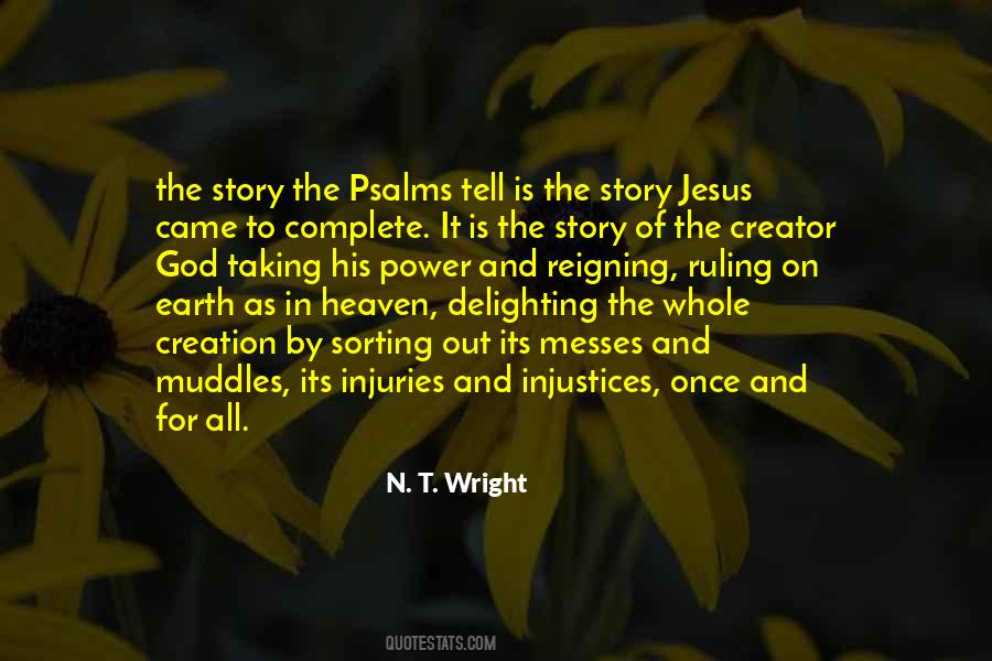 The Creation Story Quotes #1091891