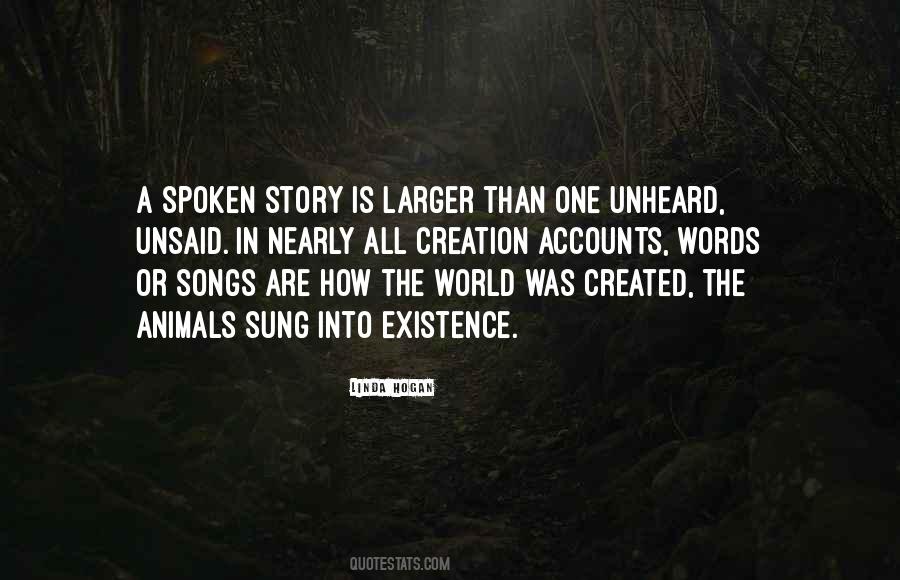 The Creation Story Quotes #1585464