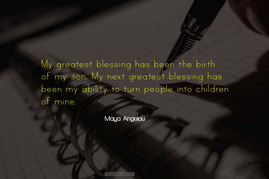 Greatest Son Quotes #1089016