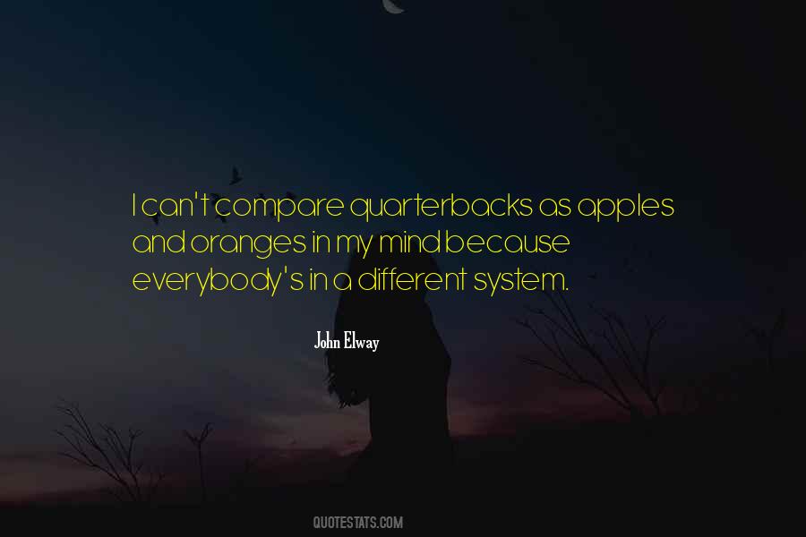 Compare Apples And Oranges Quotes #891141