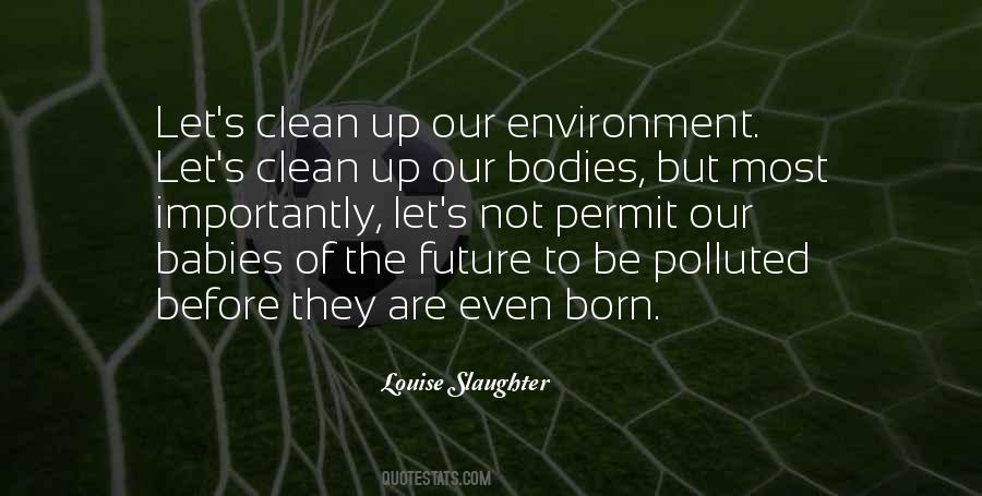 A Clean Environment Quotes #1329001