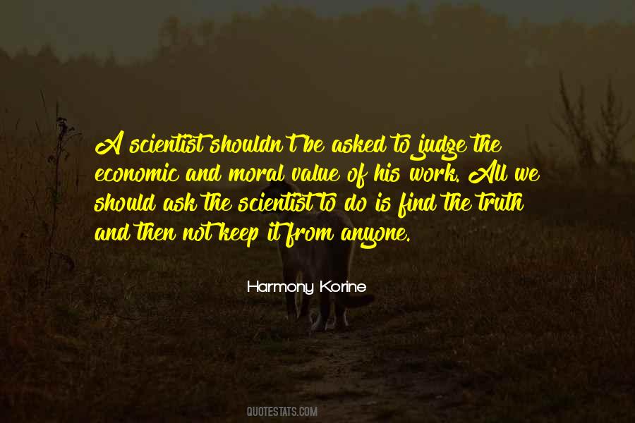 Moral Science Quotes #1024579