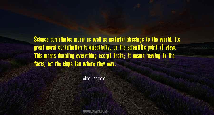 Moral Science Quotes #1232593