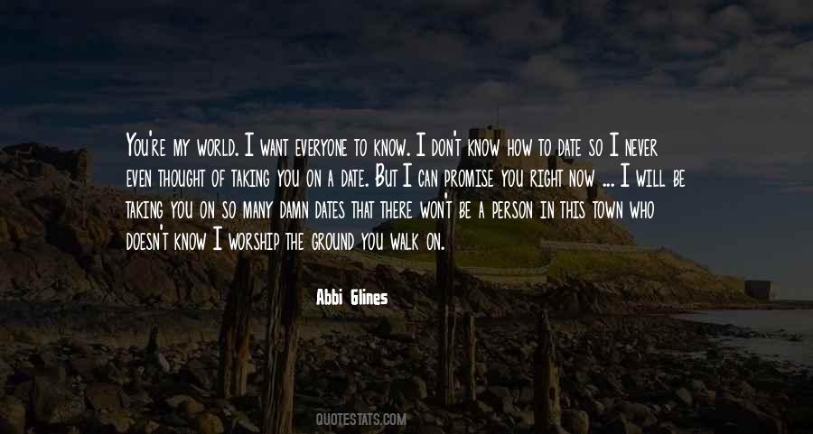 The Person You Thought Quotes #683190
