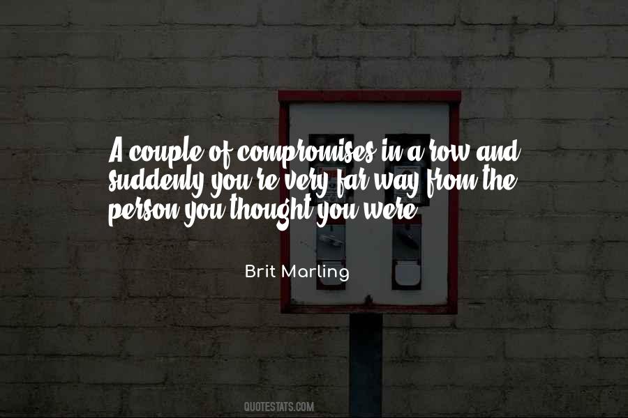 The Person You Thought Quotes #863474