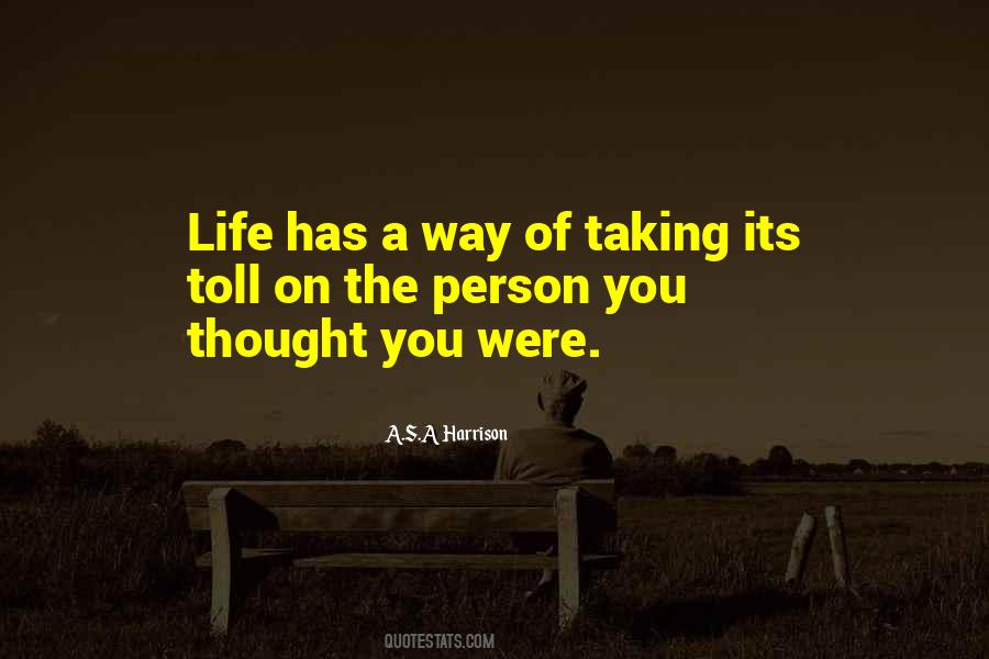 The Person You Thought Quotes #898921
