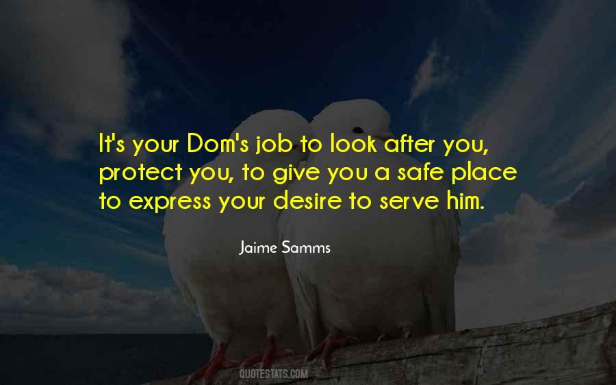 Your Safe Place Quotes #1705384