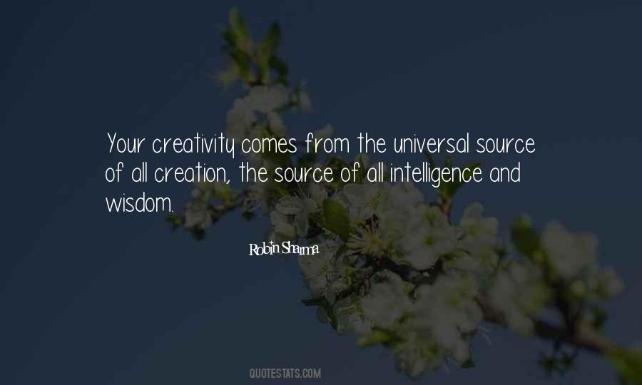 Creativity Comes From Quotes #1794778