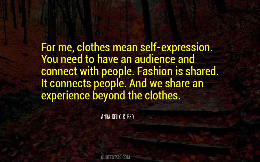 Self Fashion Quotes #1469651