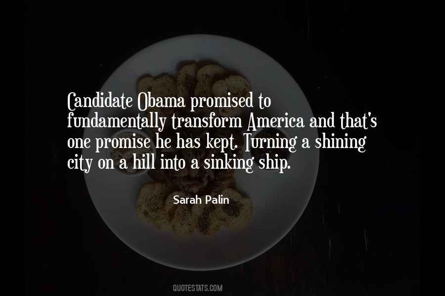 Shining City On The Hill Quotes #1603259