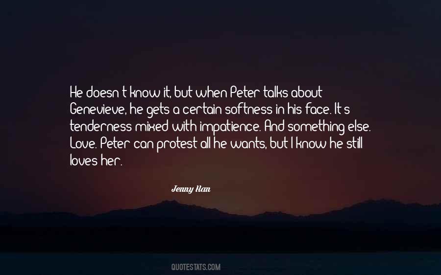 Tenderness Love Quotes #1442214