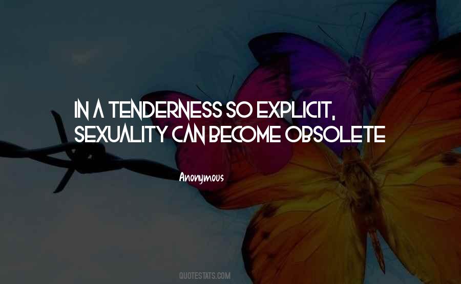 Tenderness Love Quotes #686884