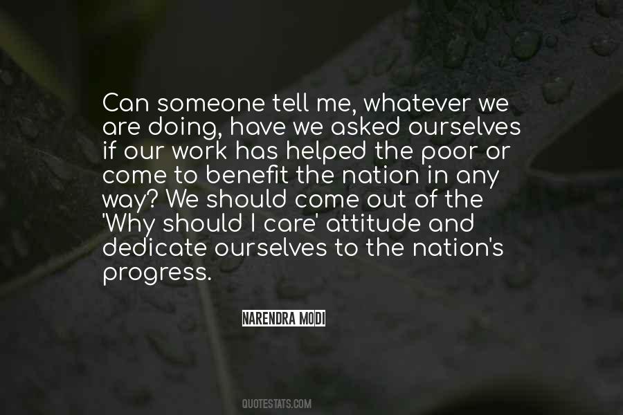 To Have Someone Care Quotes #1138084