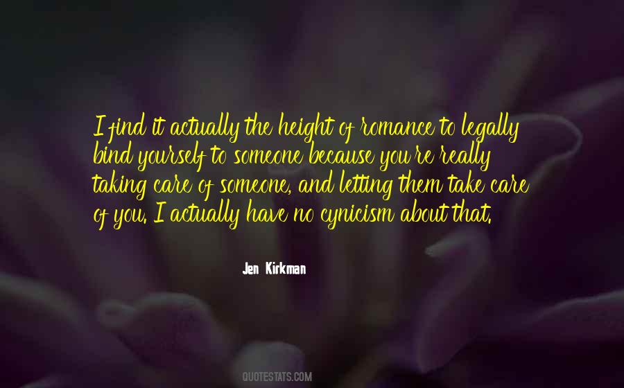 To Have Someone Care Quotes #203743