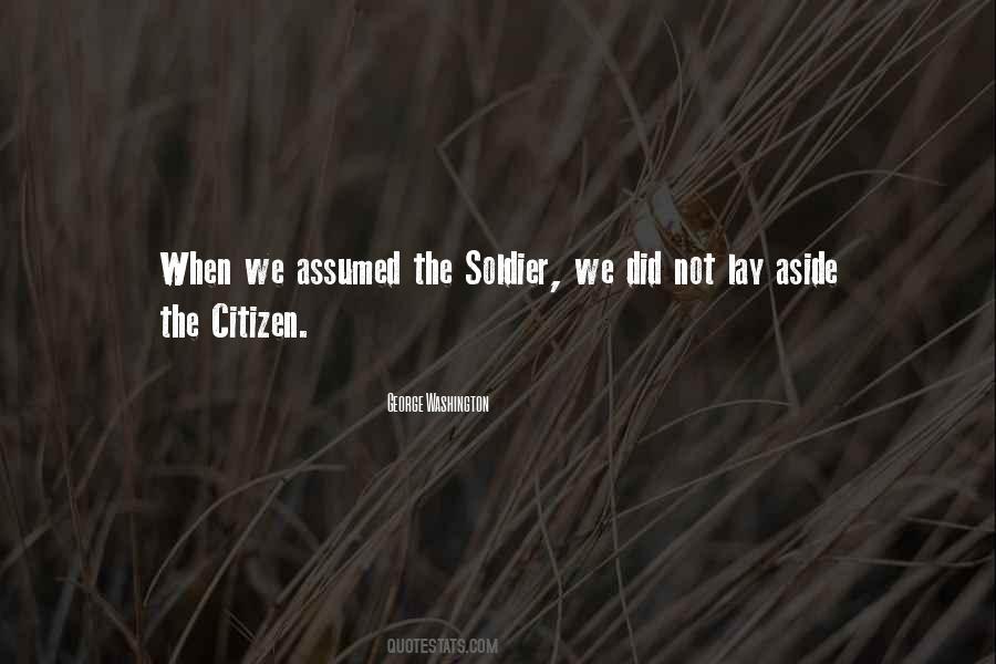 Citizen Soldier Quotes #831190
