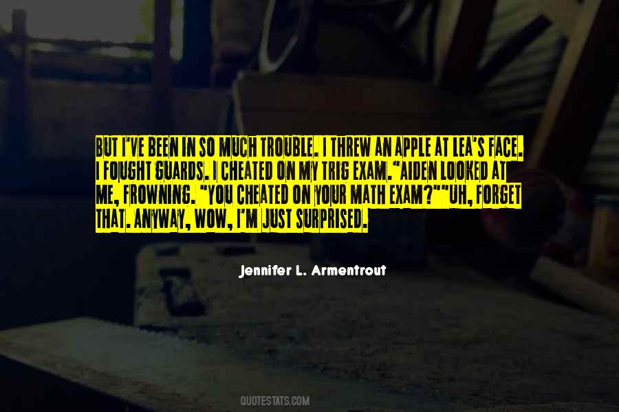 Math Exam Quotes #1303332