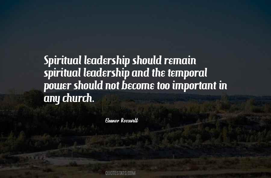 Quotes About Leadership In Church #677739