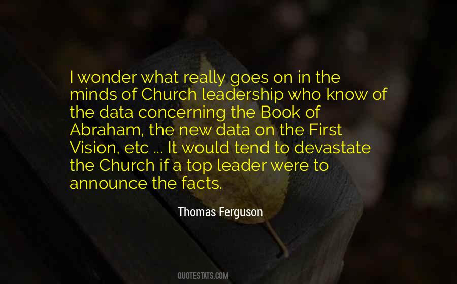 Quotes About Leadership In Church #741610