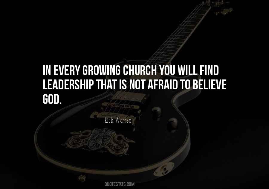 Quotes About Leadership In Church #862307