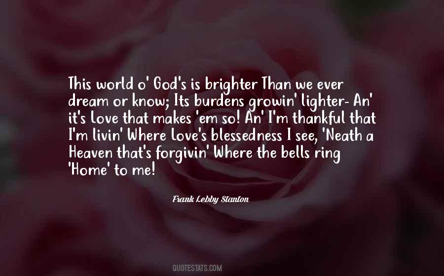 Love Thankful Quotes #1031081