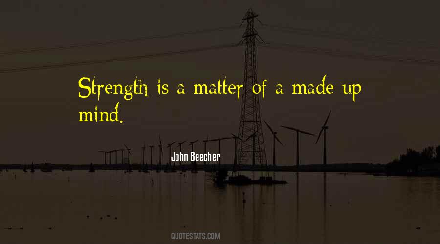 Strength Mind Quotes #177997