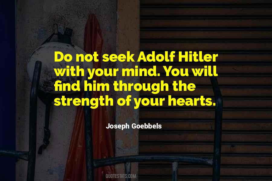 Strength Mind Quotes #525183