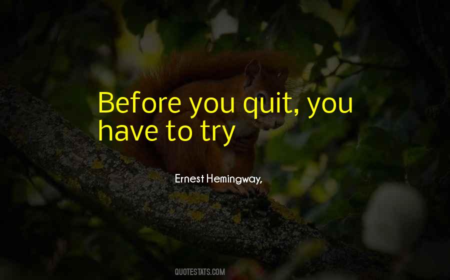 Quotes About You Quit #1153256