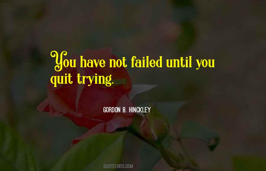 Quotes About You Quit #508342