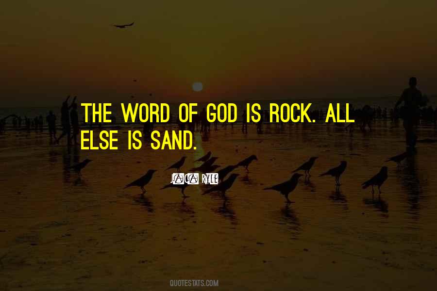 God Rock Quotes #1126470