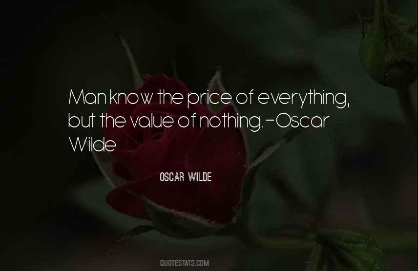 Value Of Nothing Quotes #380498