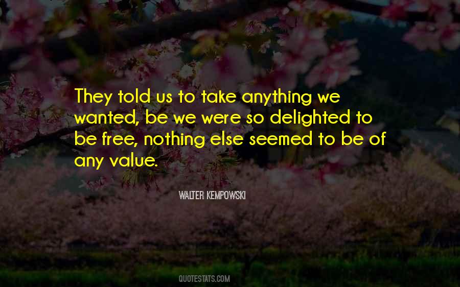 Value Of Nothing Quotes #608423