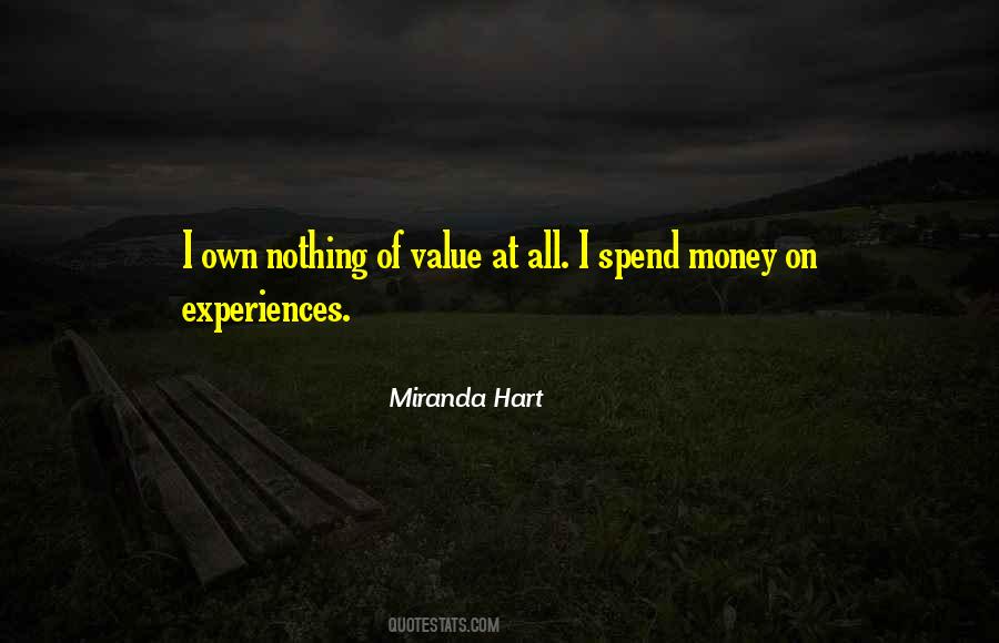 Value Of Nothing Quotes #694463