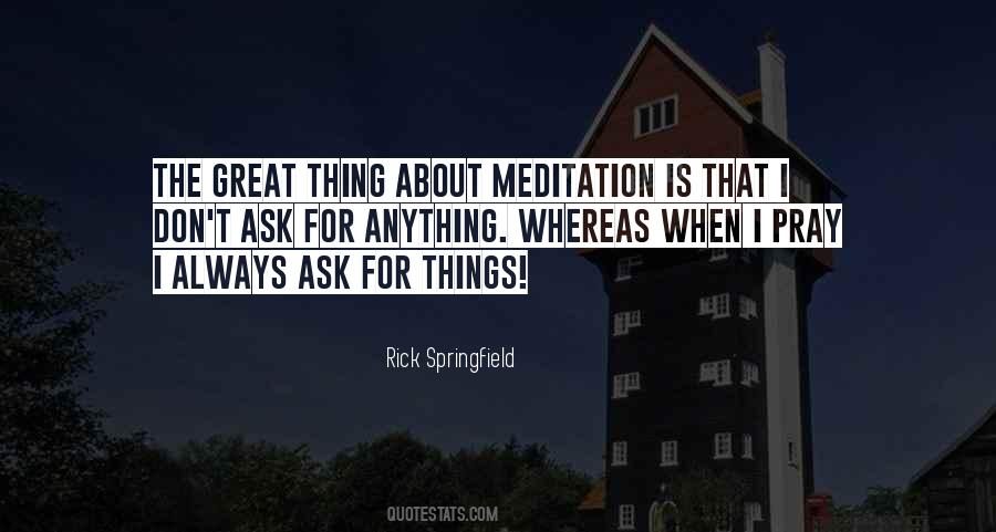 Great Meditation Quotes #1278161