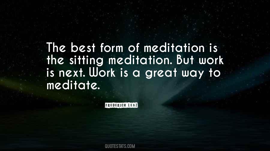 Great Meditation Quotes #323939
