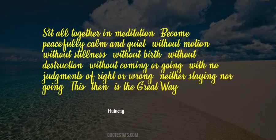 Great Meditation Quotes #60712