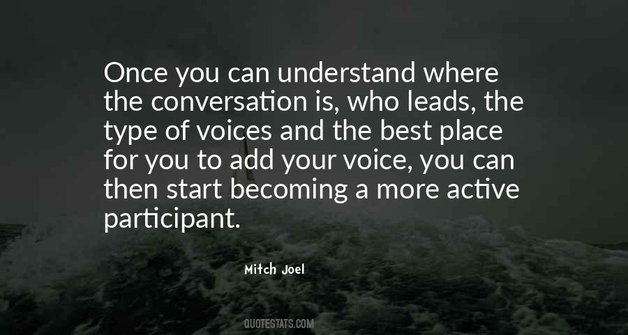 Start The Conversation Quotes #227778