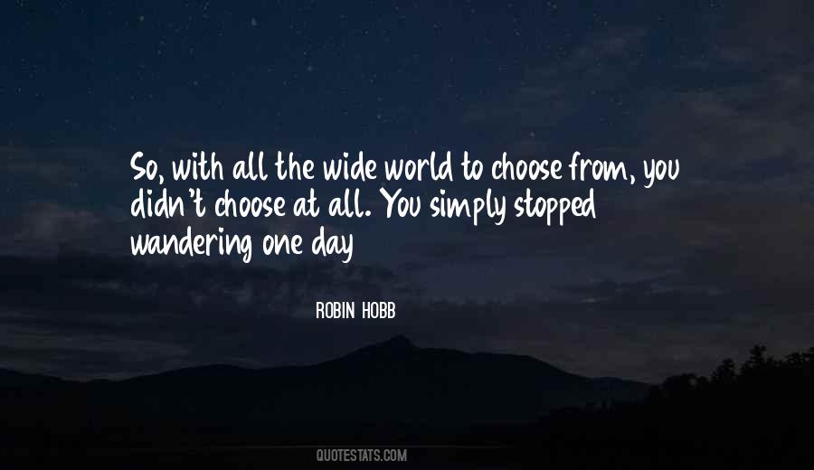 Wandering The World Quotes #516771