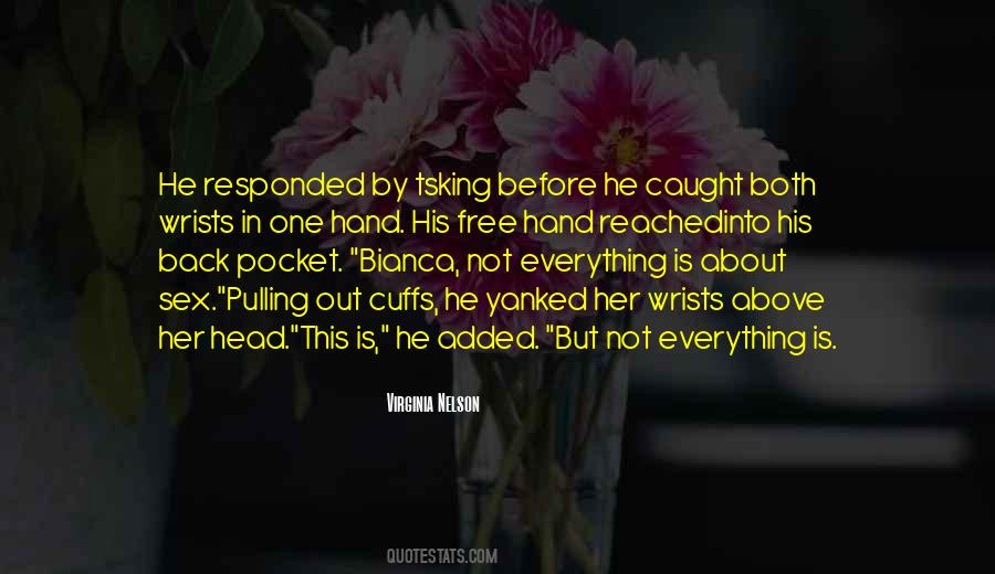 Hand In Pocket Quotes #754132