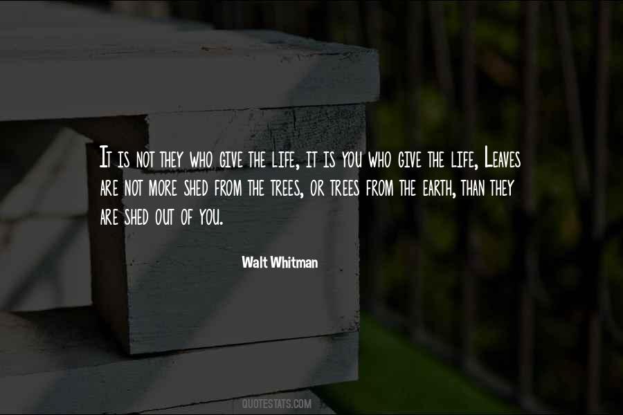 Leaves Life Quotes #726195