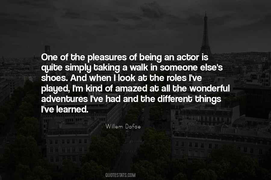 Quotes About Being In Your Own Shoes #287183