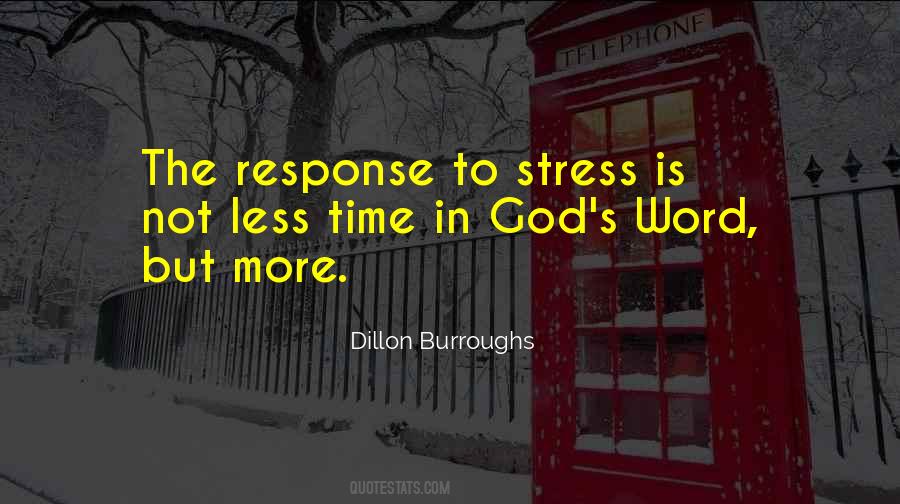 God Stress Quotes #264970