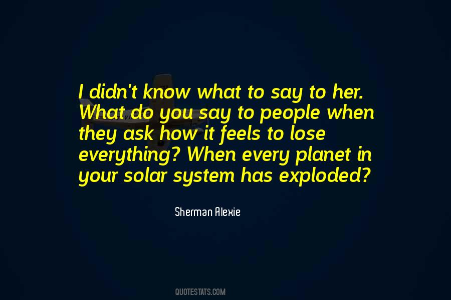 Planet Solar System Quotes #49540