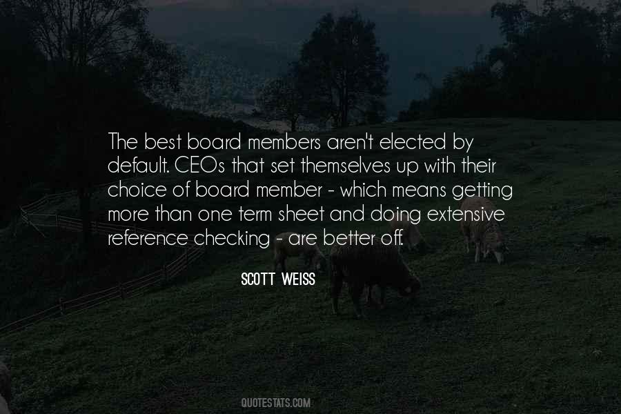 Board Member Quotes #971990