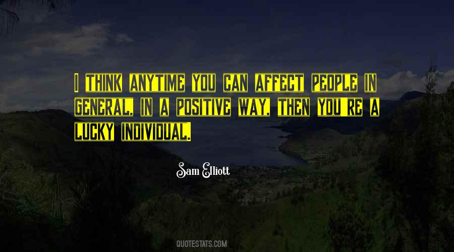 Positive Lucky Quotes #1783247