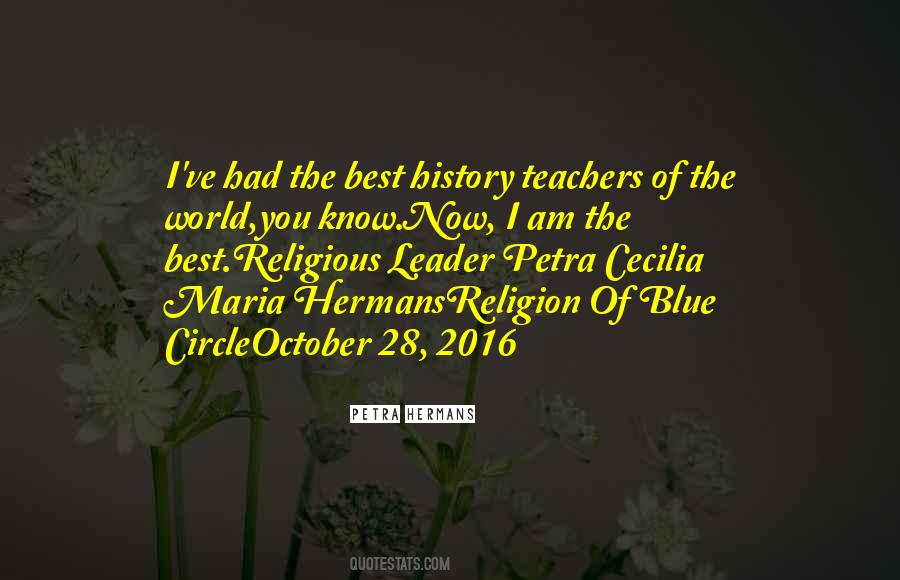 Religious Teacher Quotes #1311257