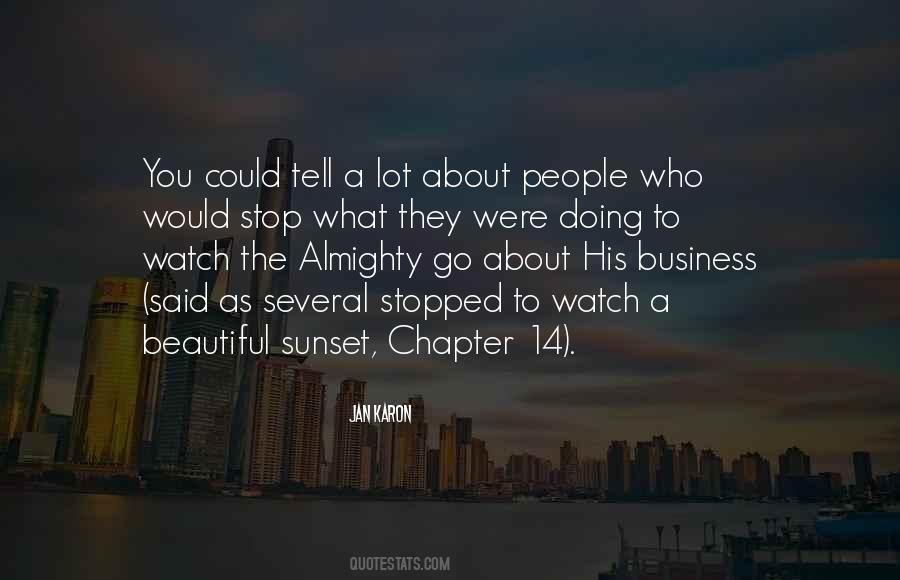 Watch The Sunset Quotes #815069