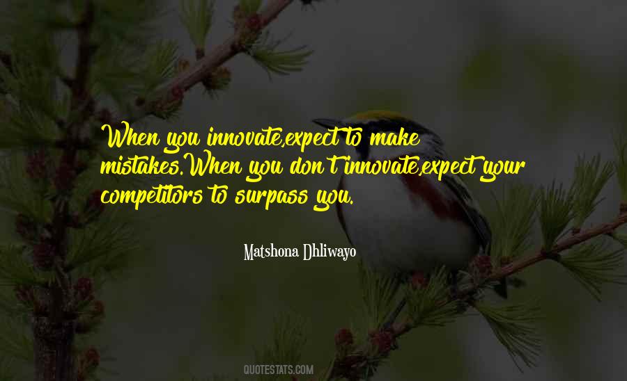Competition And Innovation Quotes #104905