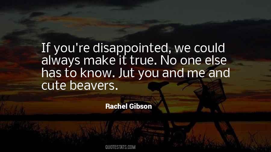 Disappointed Me Quotes #86727