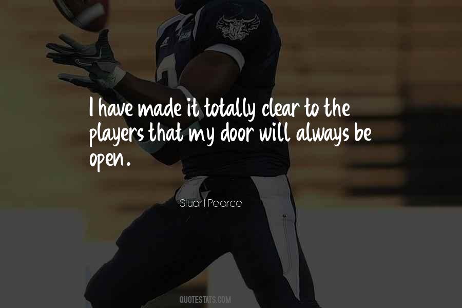 Door Always Open Quotes #1573217